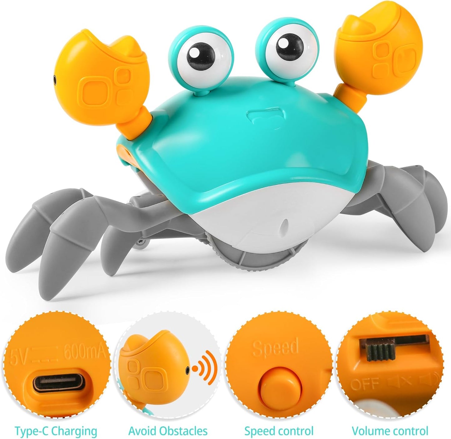 🦀 Hodajuća kraba – Interaktivna igračka za bebe